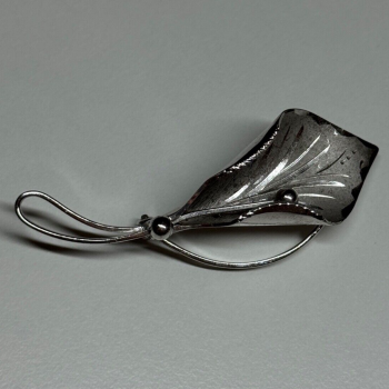 925 Sterling Silver Flower Brooch