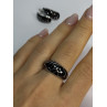 925 Sterling Silver Enamel Ring & Earrings Set Size 9
