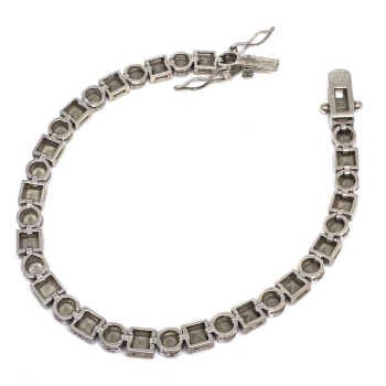 925 Sterling Silver CZ Bracelet