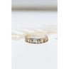 925 Sterling Silver White Topaz Ring Size 8 Disney