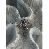 925 Sterling Silver Amethyst Ring Size 7.5