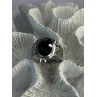 925 Sterling Silver Onyx & Beryl Ring Size 9