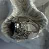 925 Sterling Silver Onyx & Beryl Ring Size 9