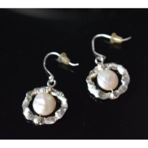 925 Sterling Silver Pearl 