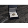 925 Sterling Silver Multicolor CZ Ring Size 9