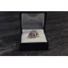 925 Sterling Silver Multicolor CZ Ring Size 9