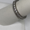925 Sterling Silver CZ Ring Size 8