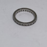 925 Sterling Silver CZ Ring Size 8