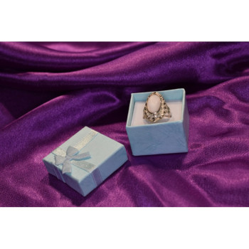 925 STERLING SILVER MOTHER OF PEARL & MARCASITES RING SIZE 6.5