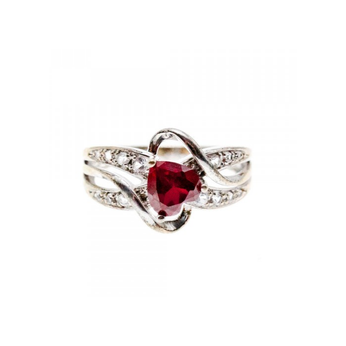 925 Sterling Silver Spinel & CZ 