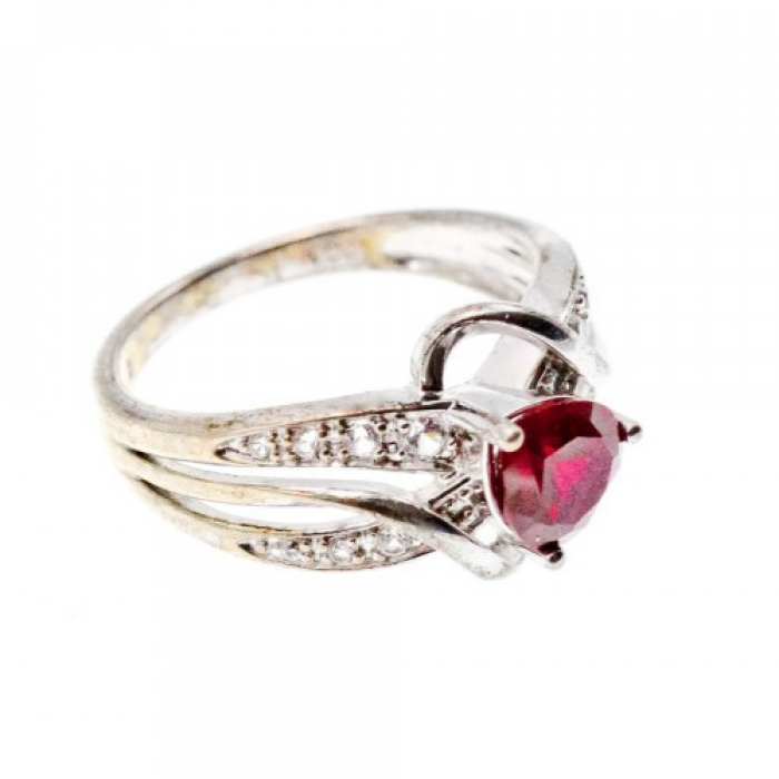 925 Sterling Silver Spinel & CZ 