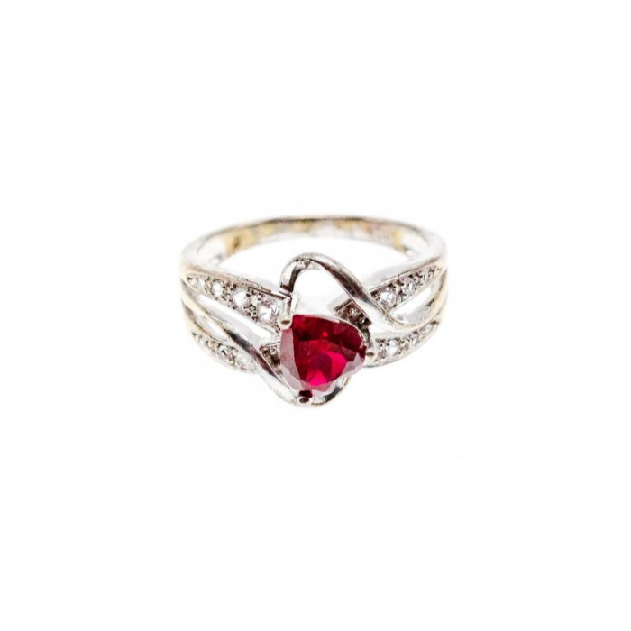 925 Sterling Silver Spinel & CZ 