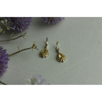 925 Sterling Silver Yellow Tourmaline Earrings