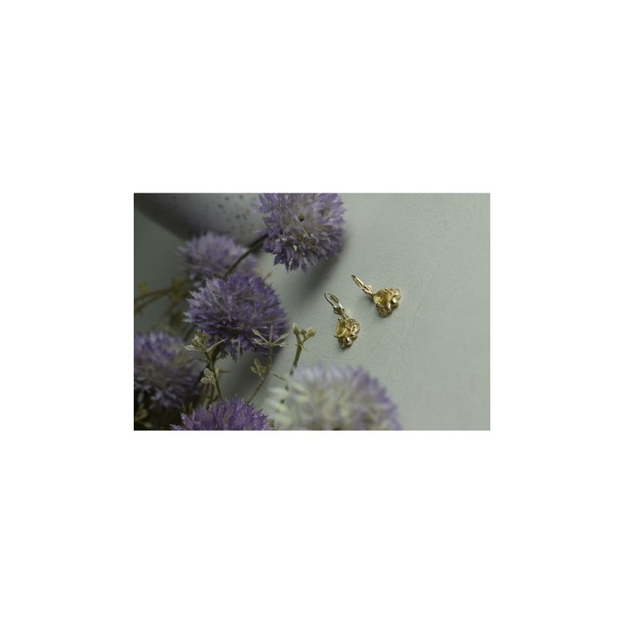 925 Sterling Silver Yellow Tourmaline Earrings