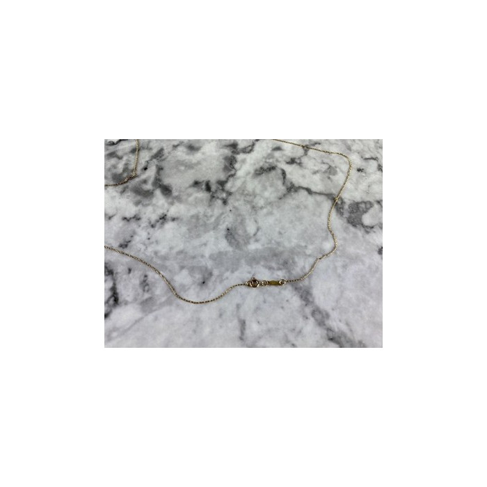 10K Yellow Gold Chain 20 In