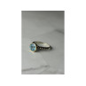 925 Sterling Silver Blue Spinel Ring Size 6