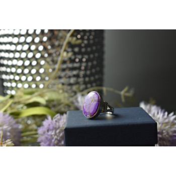 925 Sterling Silver Sodalite Ring Size 6.5