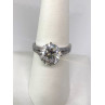 925 Sterling Silver CZ Ring Size 7.75