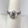 925 Sterling Silver CZ Ring Size 7.75
