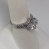 925 Sterling Silver CZ Ring Size 7.75