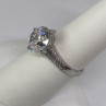 925 Sterling Silver CZ Ring Size 7.75