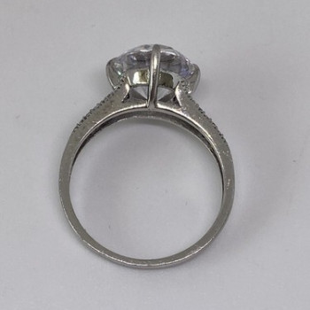 925 Sterling Silver CZ Ring Size 7.75