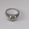 925 Sterling Silver CZ Ring Size 7.75