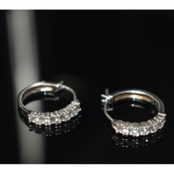 925 Sterling Silver CZ Earrings