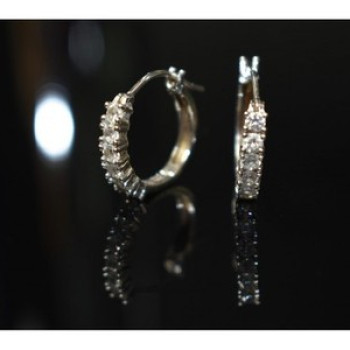 925 Sterling Silver CZ Earrings