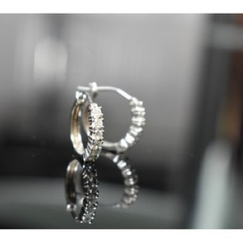 925 Sterling Silver CZ Earrings