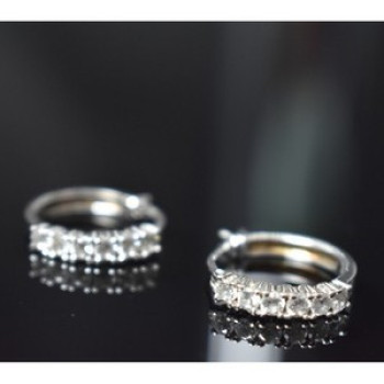 925 Sterling Silver CZ Earrings
