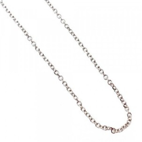 14 White Gold Chain 16.1 In