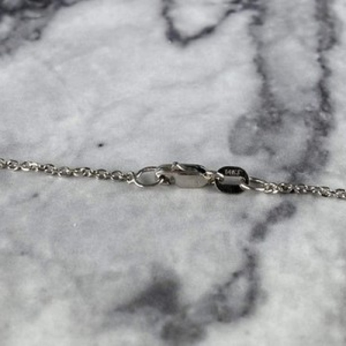14 White Gold Chain 16.1 In