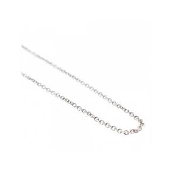 14 White Gold Chain 16.1 In