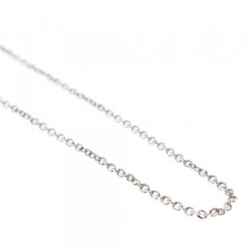14 White Gold Chain 16.1 In