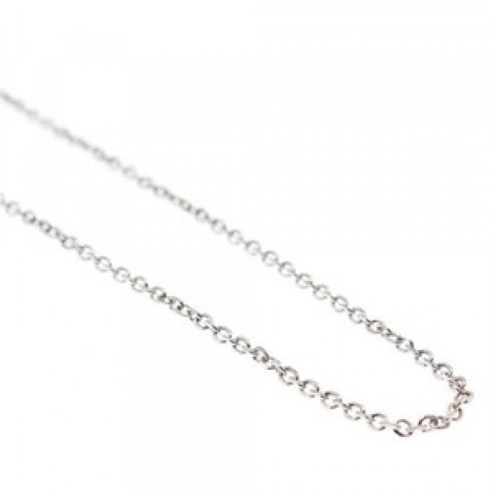 14 White Gold Chain 16.1 In