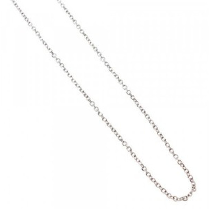 14 White Gold Chain 16.1 In
