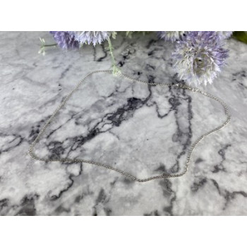 14 White Gold Chain 16.1 In