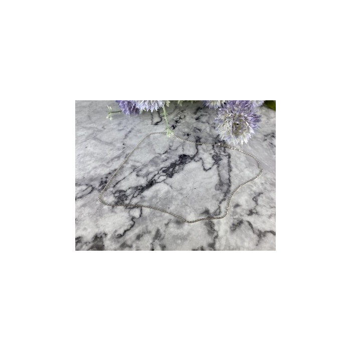 14 White Gold Chain 16.1 In