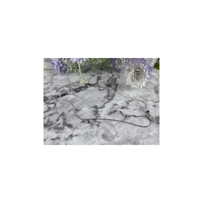 14 White Gold Chain 16.1 In