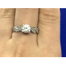 925 Sterling Silver CZ Ring Size 8