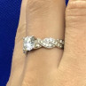 925 Sterling Silver CZ Ring Size 8