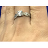 925 Sterling Silver CZ Ring Size 8