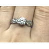 925 Sterling Silver CZ Ring Size 8