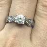 925 Sterling Silver CZ Ring Size 8
