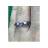 925 Sterling Silver Amethyst Ring Size 6.5