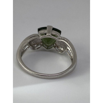 925 Sterling Silver CZ Ring Size 7.75
