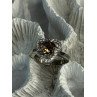 925 Sterling Silver Spinel & CZ Ring Size 7