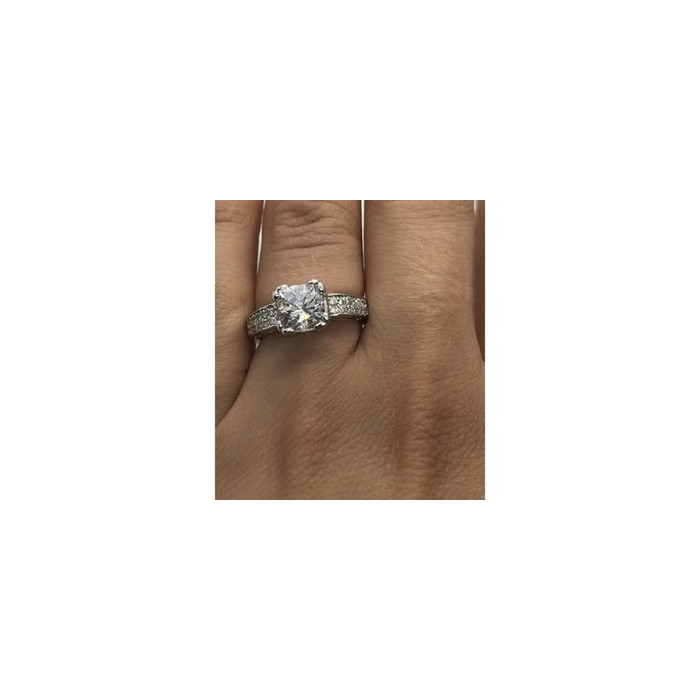 925 Sterling Silver CZ Ring Size 6.5