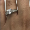 925 Sterling Silver CZ Ring Size 6.5